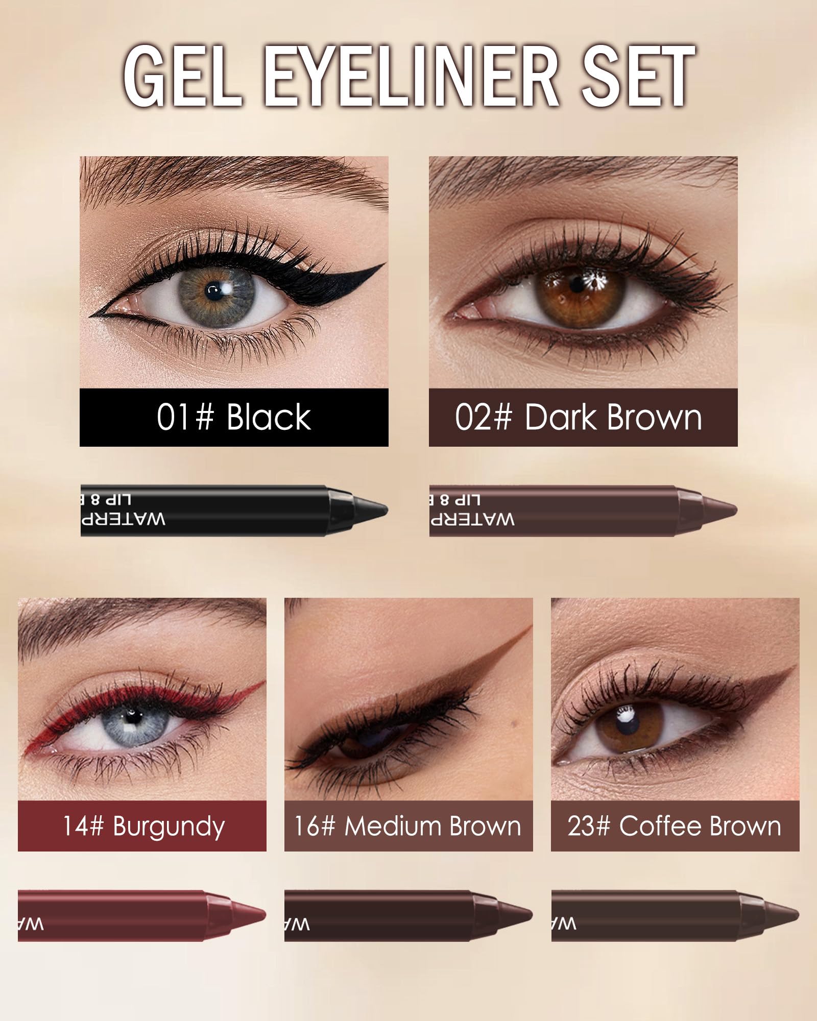 Application précise pour des ailes nettes et un regard fumé.