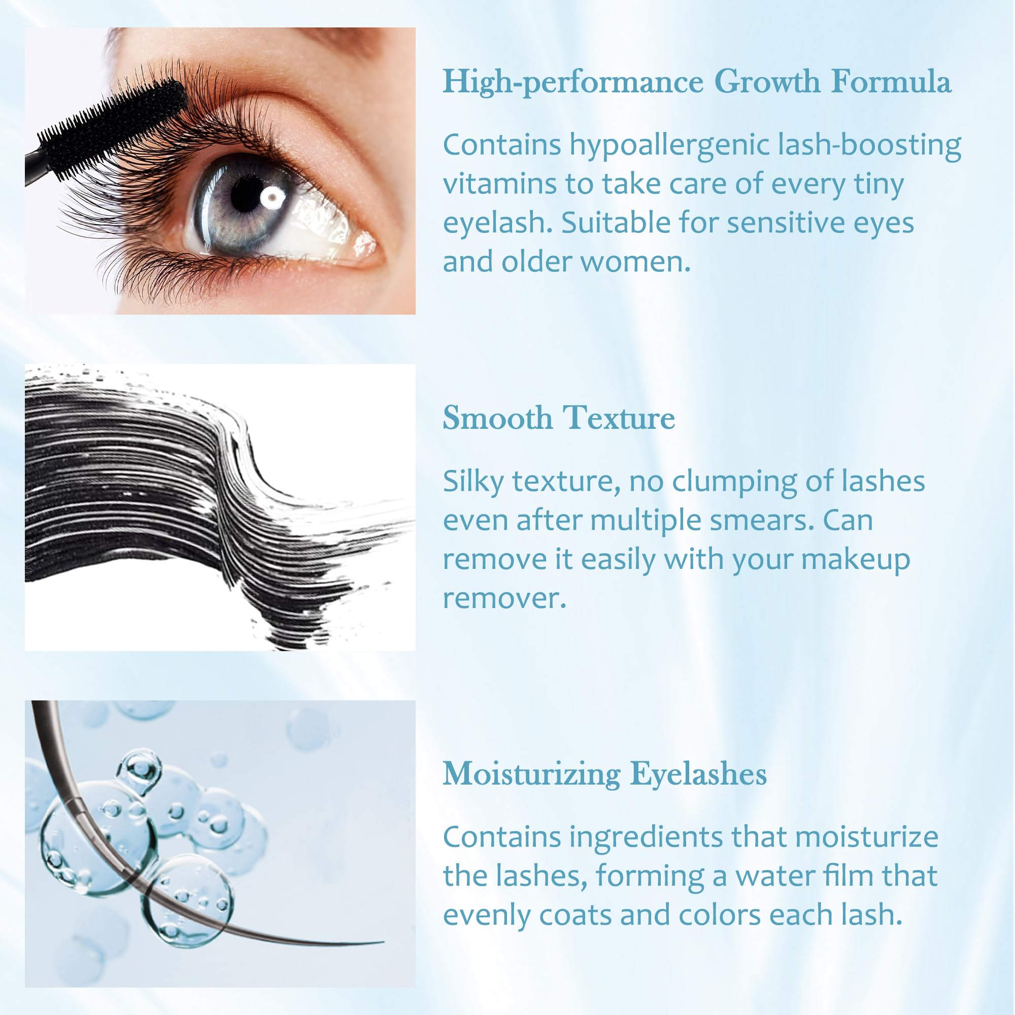 Lestpola Mascara-formule-stimulateur-pousse-cils : peut favoriser des cils plus fournis avec le temps.