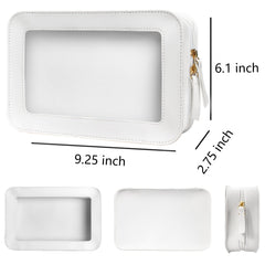 Letgo matériau PU saffiano durable, résistant à l'eau pour un usage quotidien.