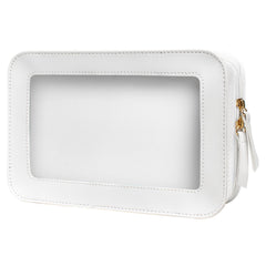 Letgo sac maquillage transparent avec zip, pratique pour repérer rapidement les produits en voyage.