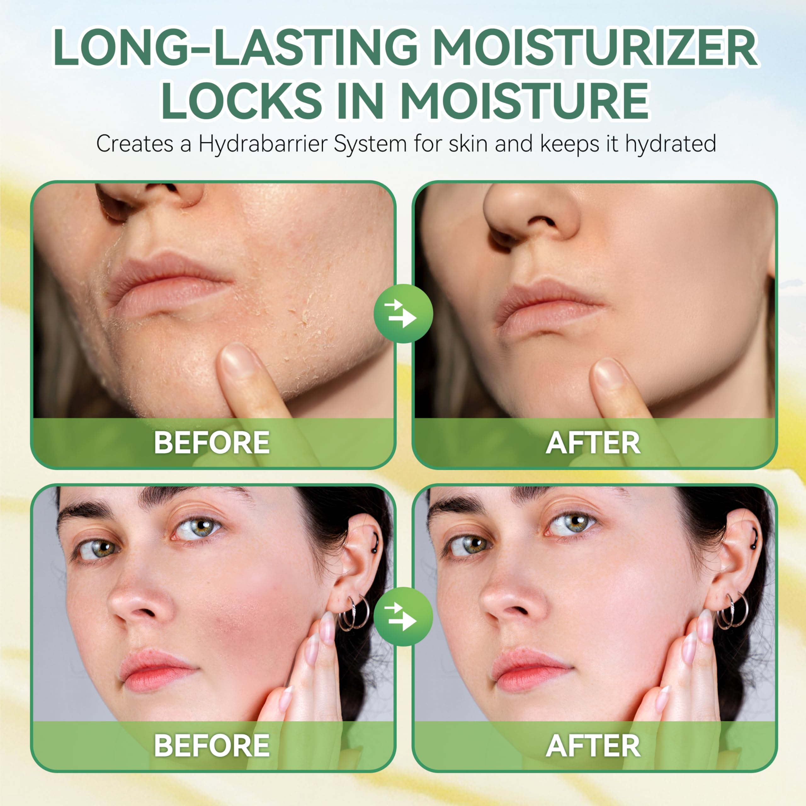 Texture soyeuse facile a etaler sur le visage