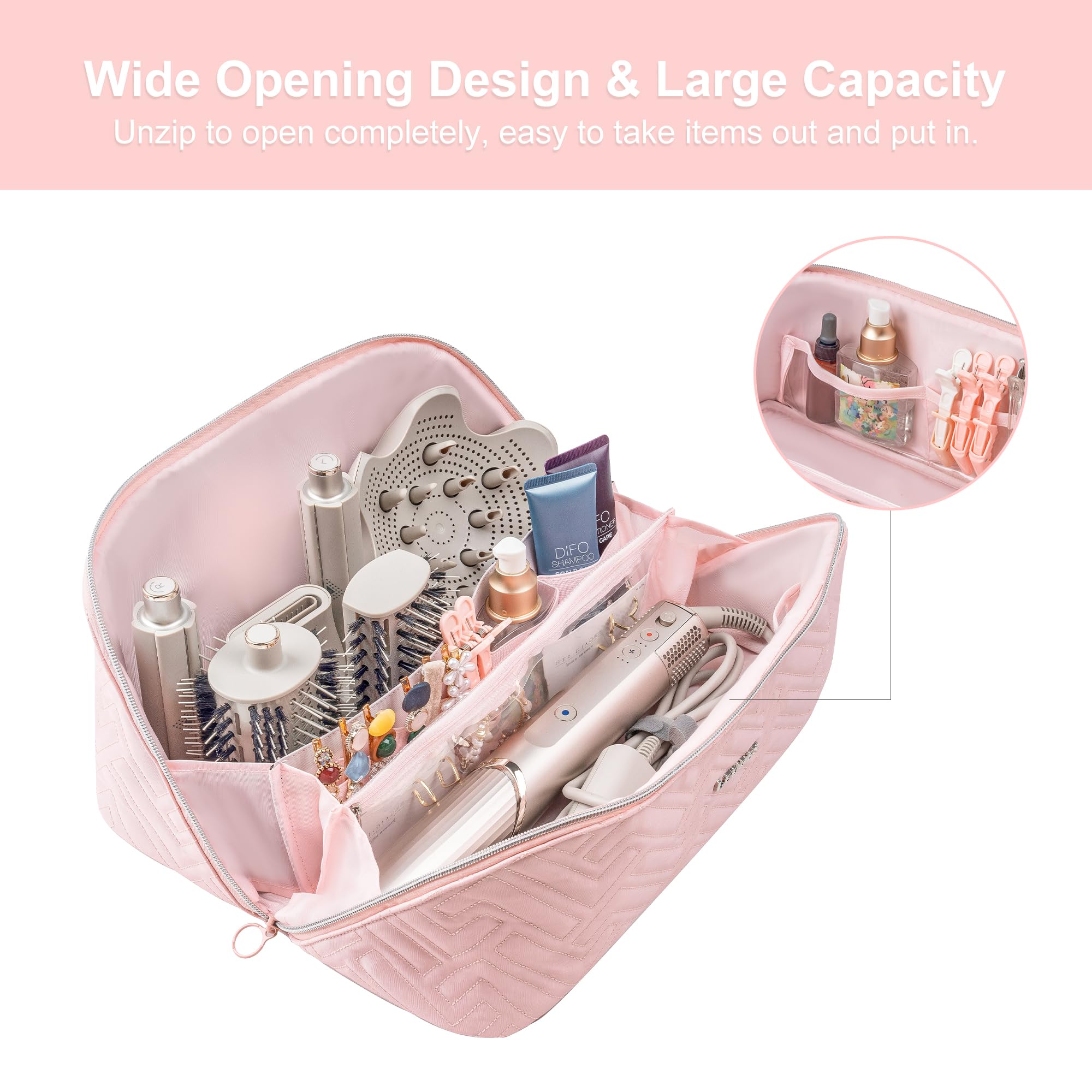 Leudes poignee pratique pour transporter facilement le sac en voyage.