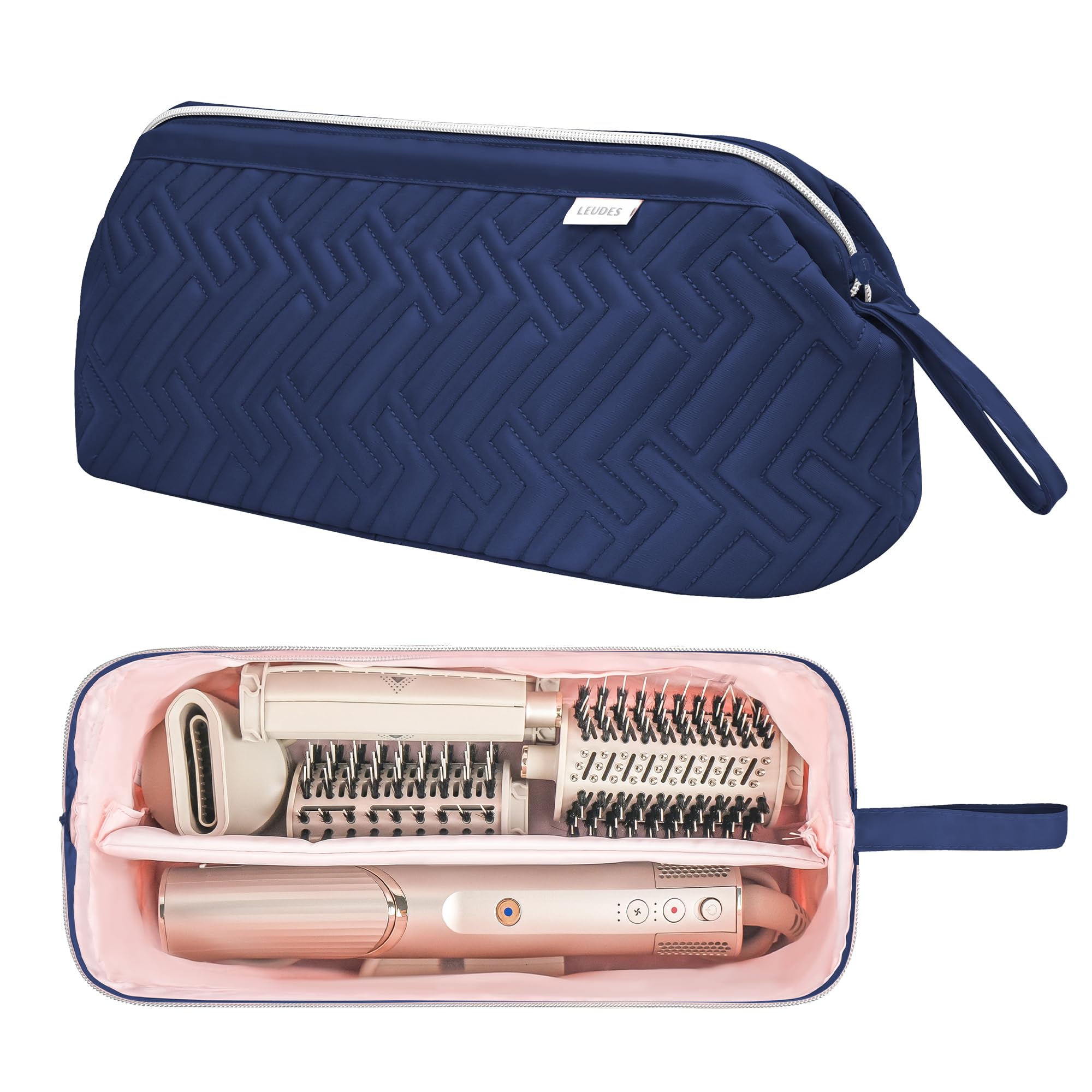 Leudes sac-voyage-outils-cheveux-shark-flexstyle, rangement pratique pour accessoires.