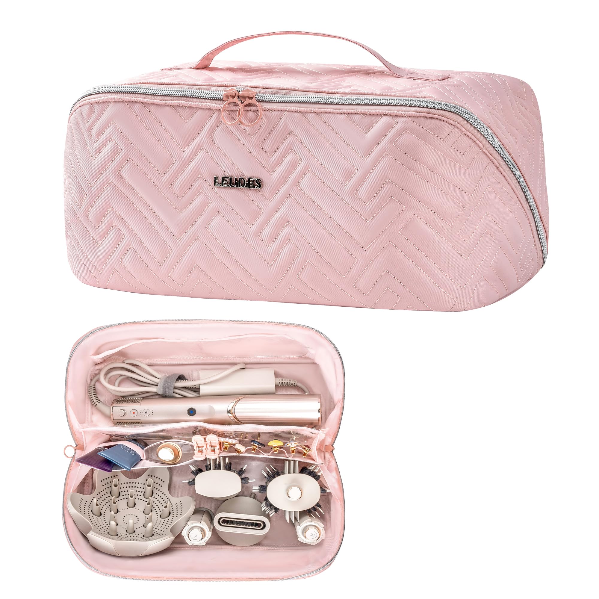 Leudes sac voyage outils coiffure, pratique pour Dyson Airwrap et Shark FlexStyle.