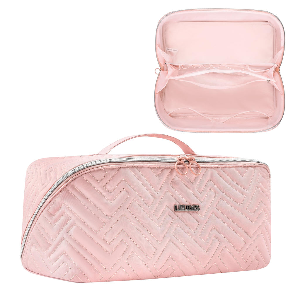 Leudes trousse coiffure avec ouverture à plat pour accès rapide.