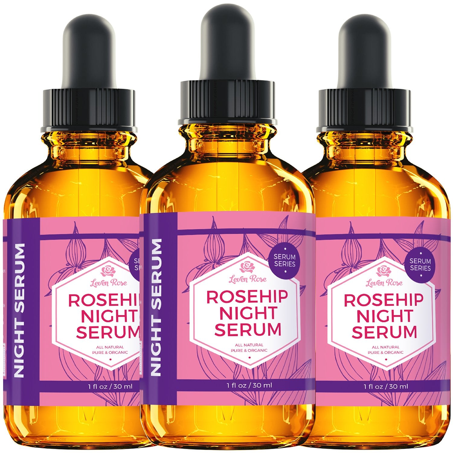 Leven Rose Application soin nuit – massage doux favorise le confort nocturne.