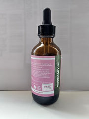 Leven Rose gouttes huile biologique, massage cuir chevelu pour cheveux plus forts.