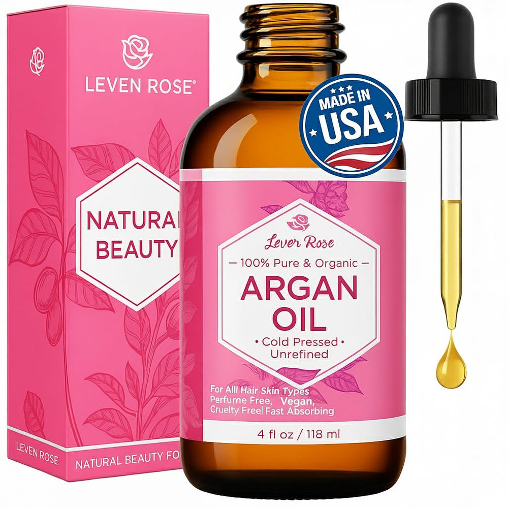 Leven Rose huile argan cheveux – nourrit et assouplit les longueurs sans alourdir