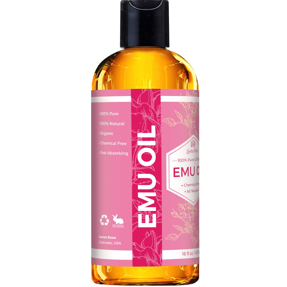 Leven Rose Emu Oil, soin apre8s soleil pour calmer la peau.