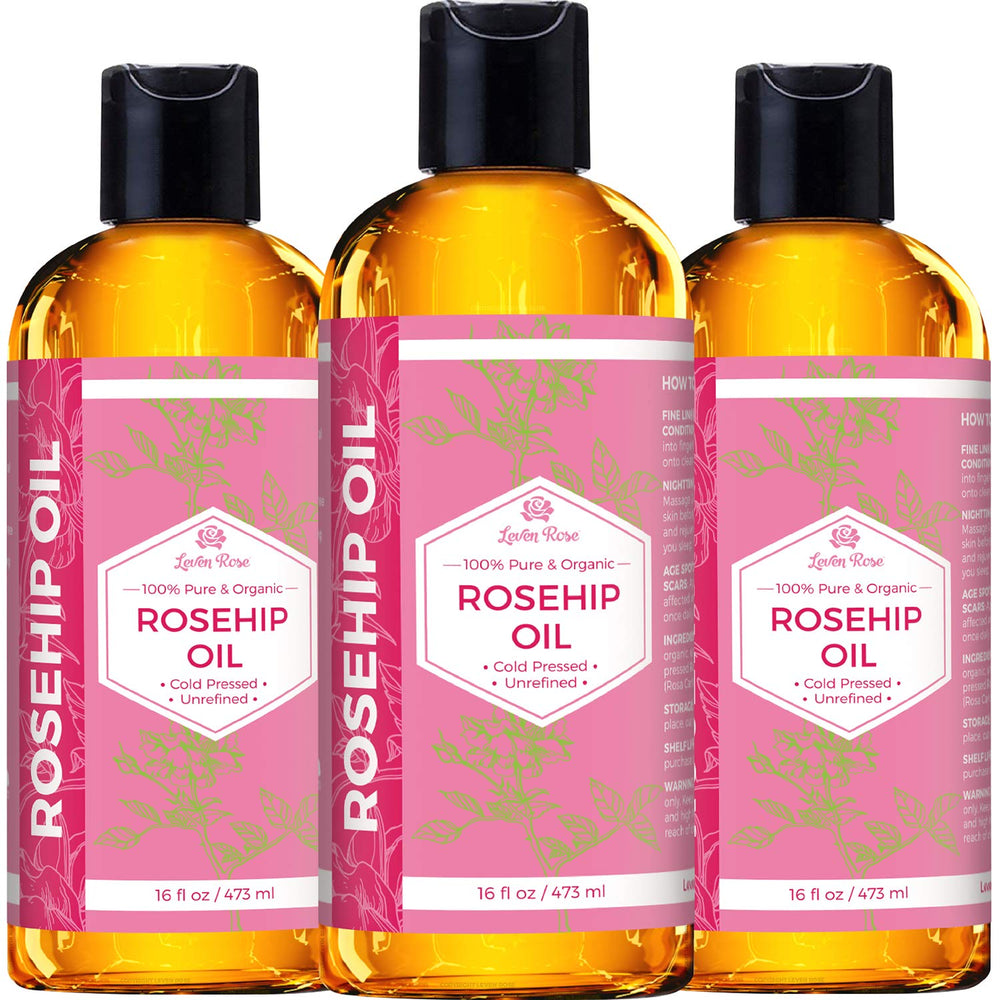 Leven Rose huile de rose musquée pour lèvres, soin polyvalent et douceur
