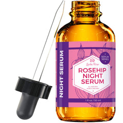Leven Rose Huile de rose musquée – bouteille nuit offrant hydratation profonde.
