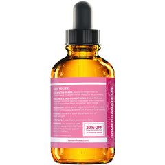 Leven Rose Pomegranate Oil on skin demonstrates quick absorption and hydration.