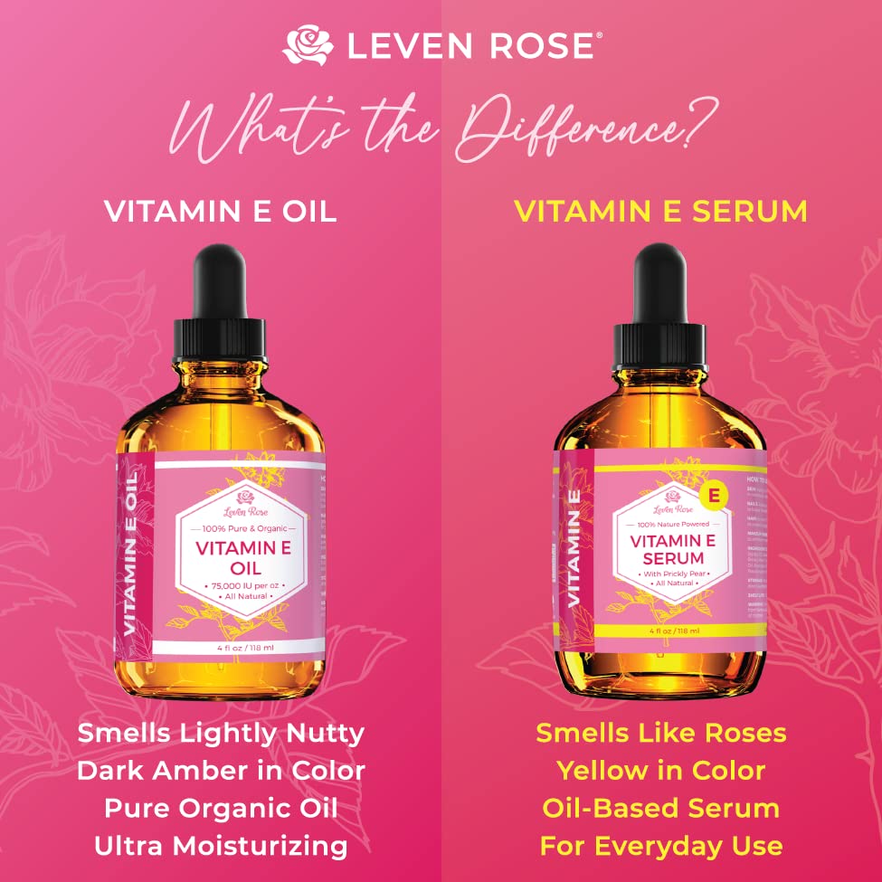 Pipette dispensing Leven Rose Vitamin E Serum for precise use