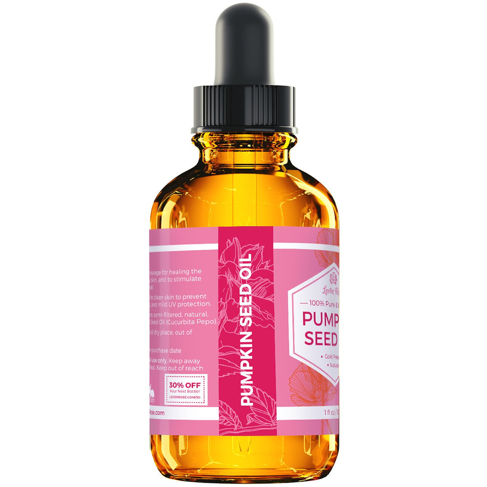 Leven Rose huile potiron appliquée sur cuir chevelu, peut apaiser et équilibrer la peau.