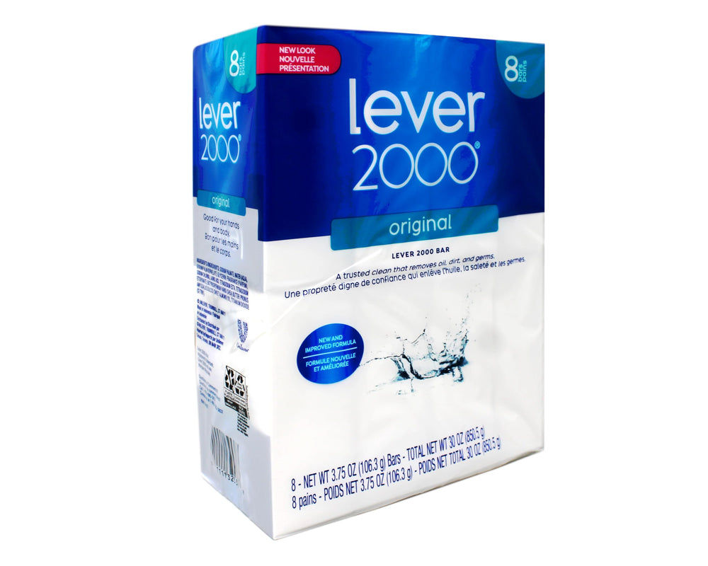 Savon Lever 2000 Original emballage élégant pour une routine de toilette simple.