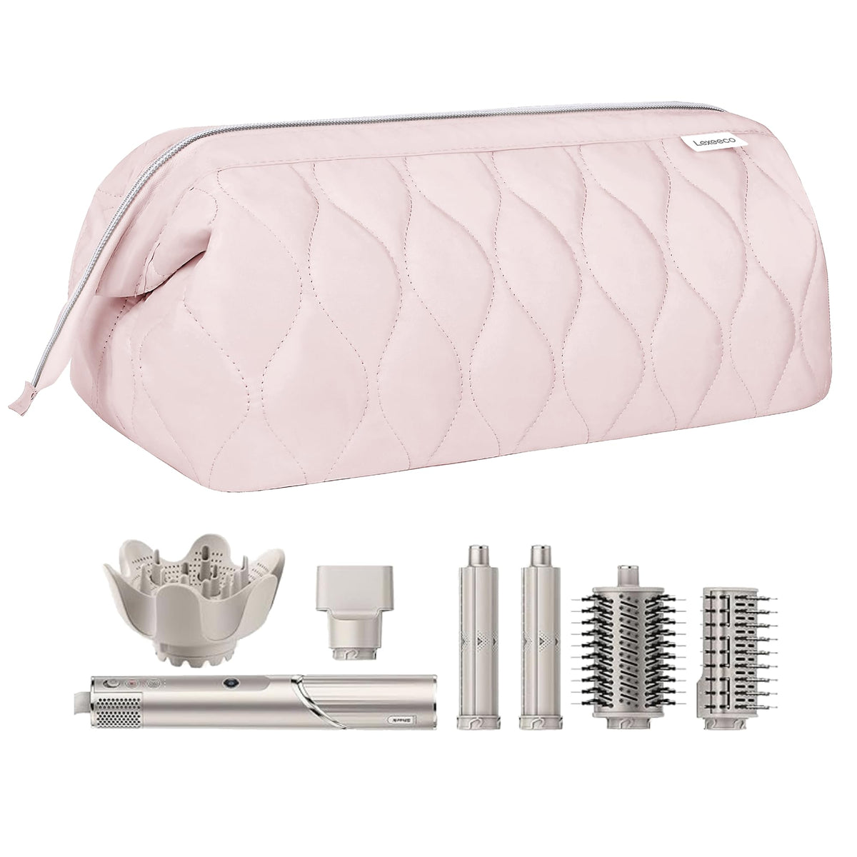 Lexeeco sac voyage pour Shark Flex Fusion rose, rangement pratique en déplacement