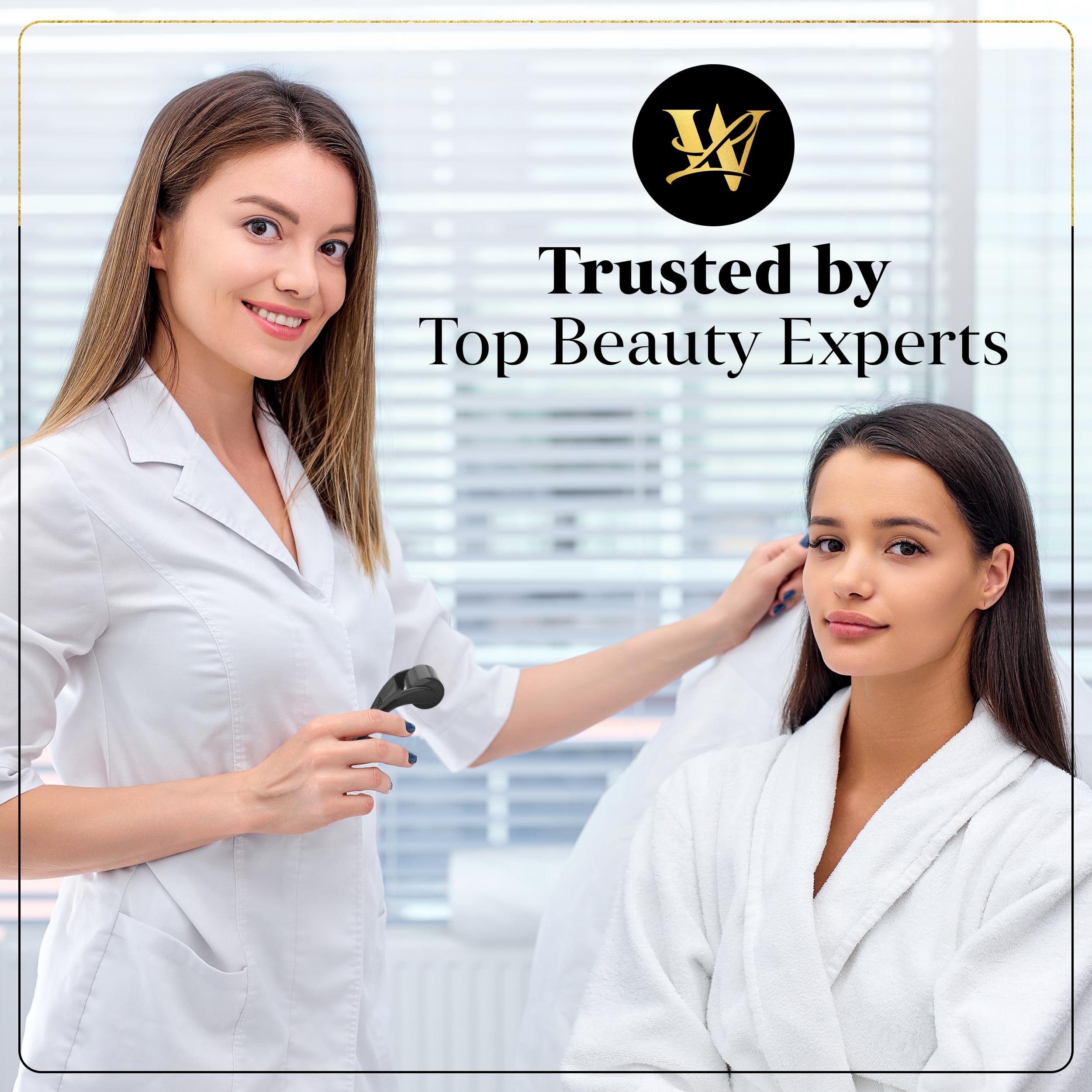 Étui de protection Lexi White Beauty Derma Roller rangement sûr