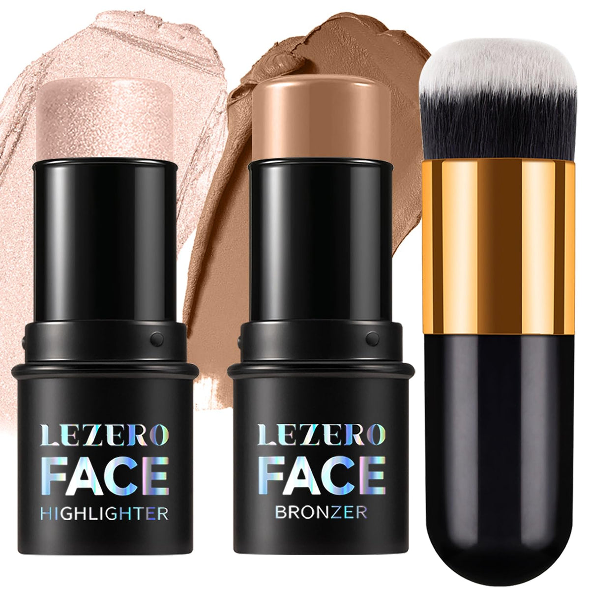 Lezero contour baton avec pinceau pour une application précise et tenue longue durée