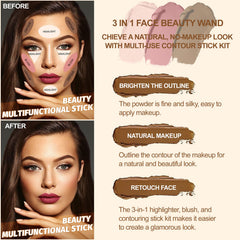 Lezero kit sticks bronzer chaleur: apporte une chaleur subtile et sculptée