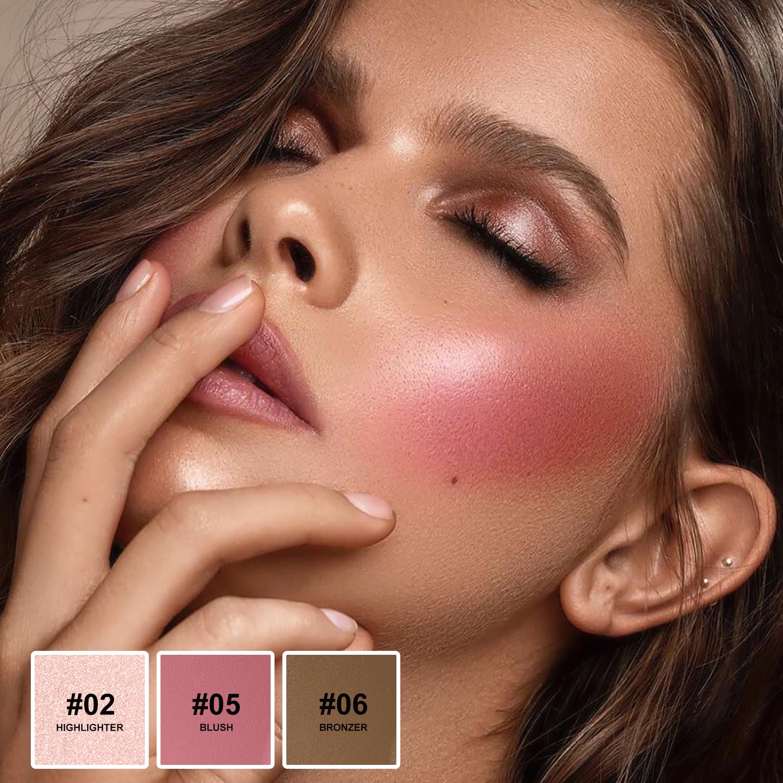 Lezero kit sticks fard joues rose: couleur rose pour un teint frais