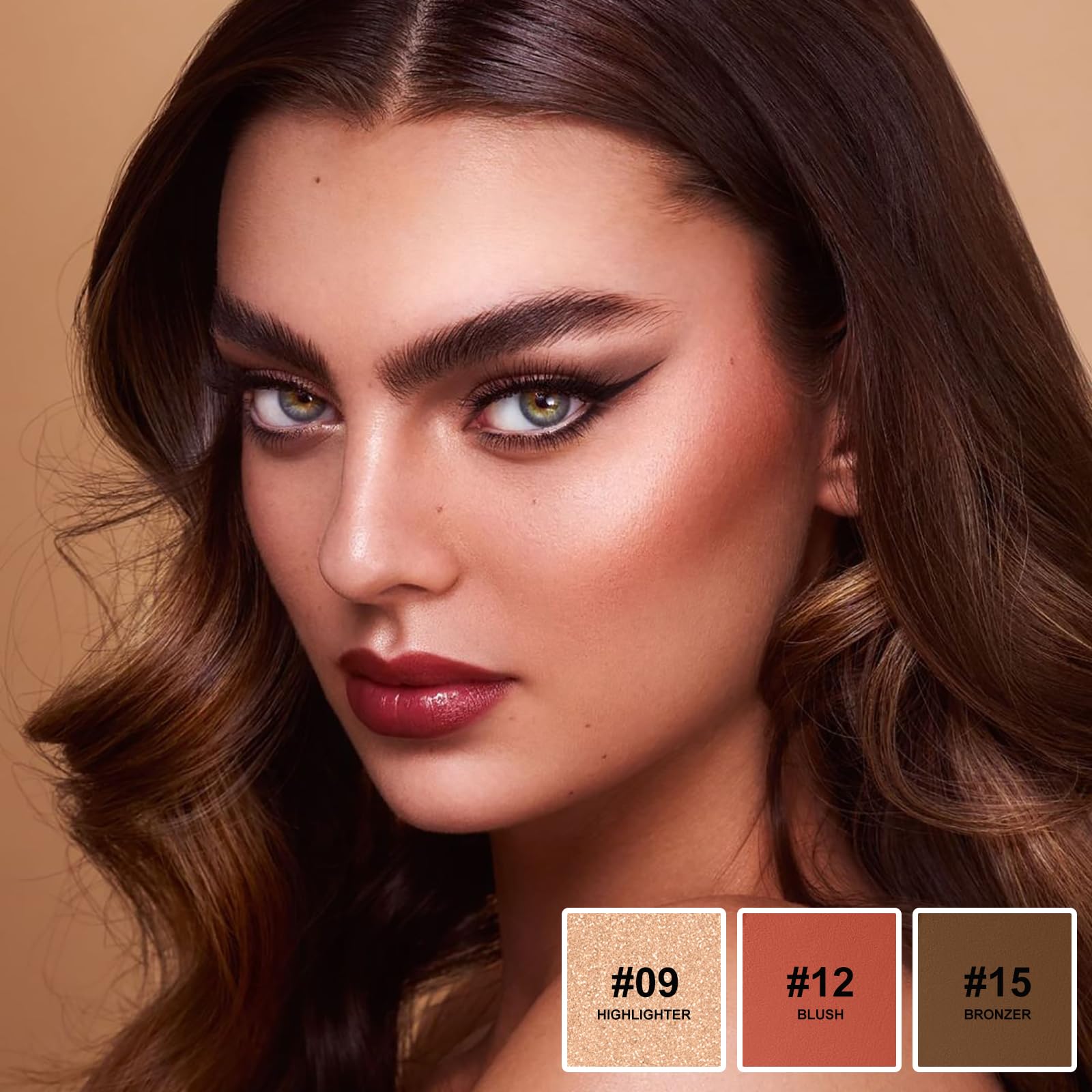 Lezero blush rose naturel met en valeur les pommettes pour un teint frais