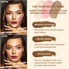 Lezero stick contour visage offre des traits modelés avec douceur.