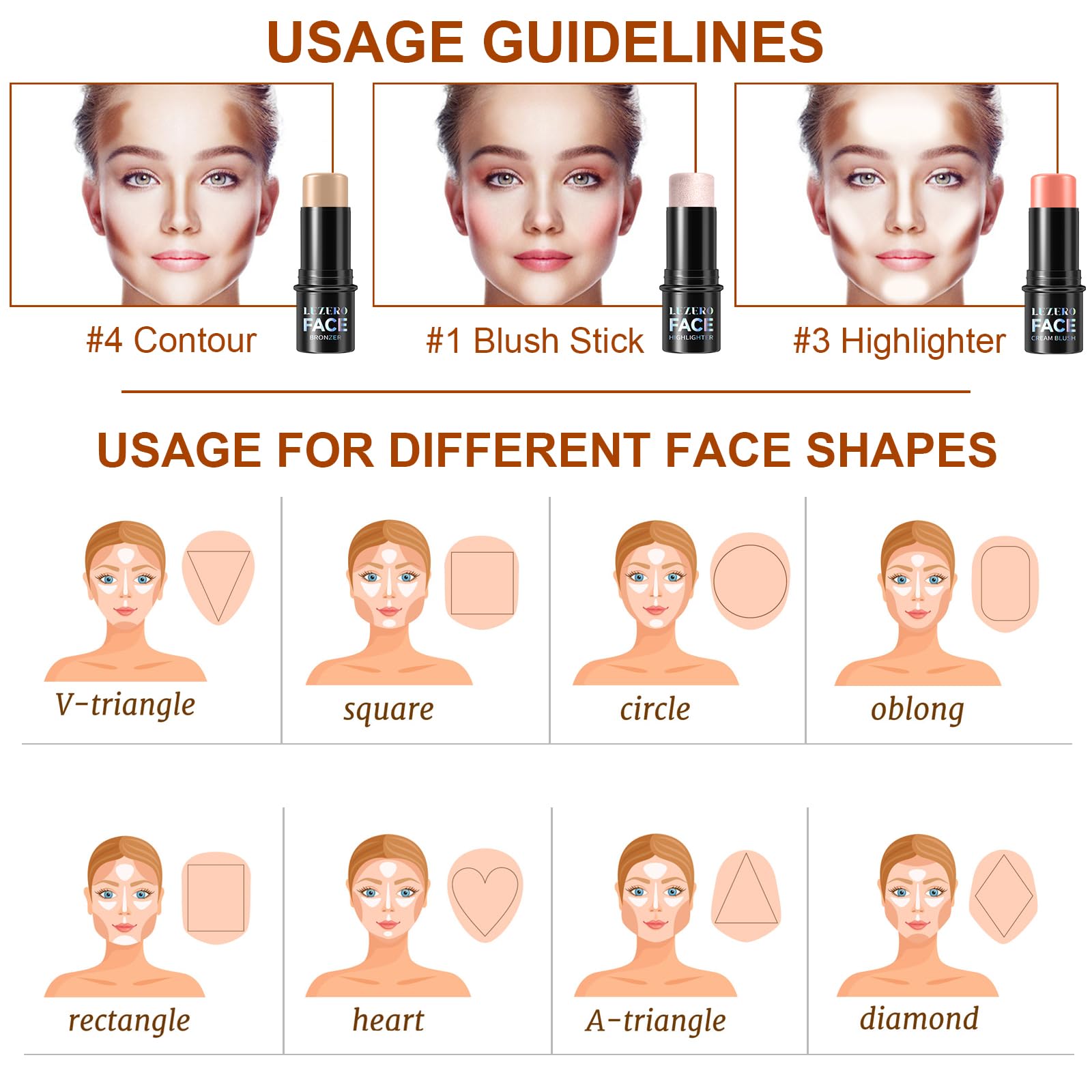 Lezero texture creme stick application crème et sculptante.