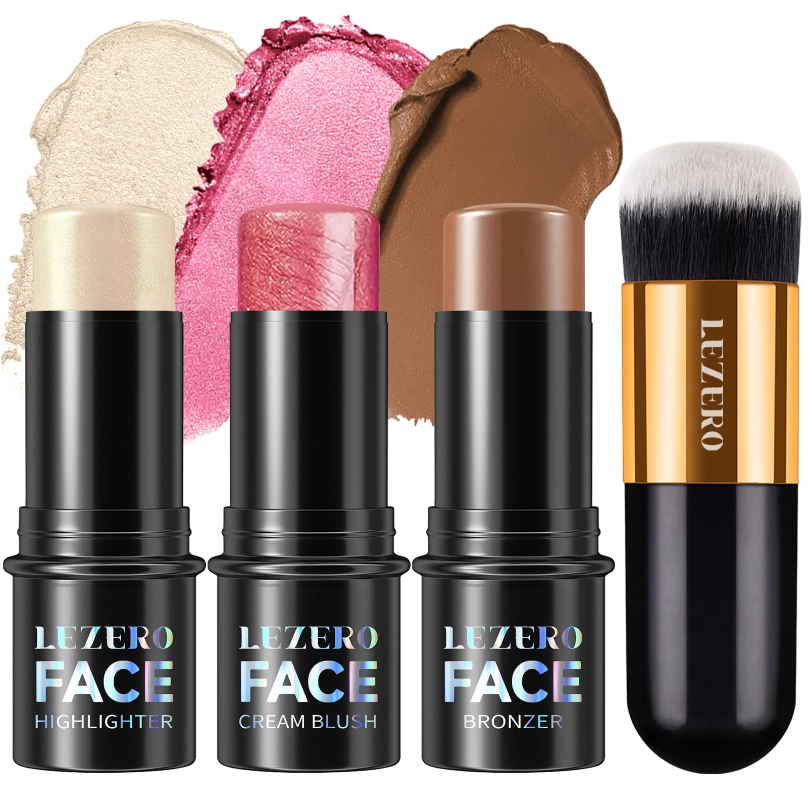 Lezero trio sticks contour visage pour sculpter le teint avec naturel.