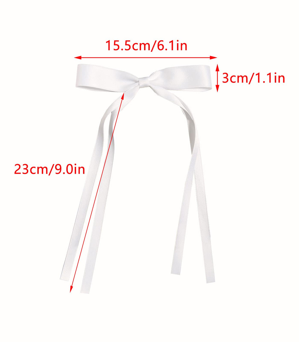 Clip cheveux LFOUVRE avec noeud rose-blanc, pratique au quotidien et en voyage.