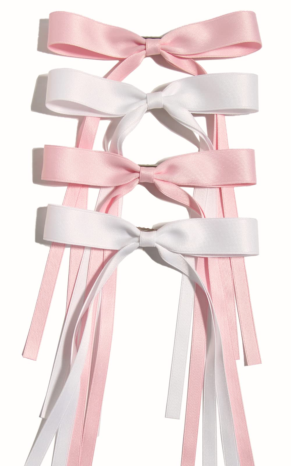 Pinces-cheveux LFOUVRE avec noeud ruban tassel rose pour fixation durable.