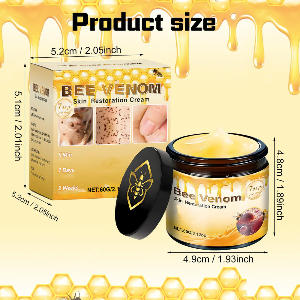 LHBMET Crème venin d'abeille – routine quotidienne : soin hydratant doux.