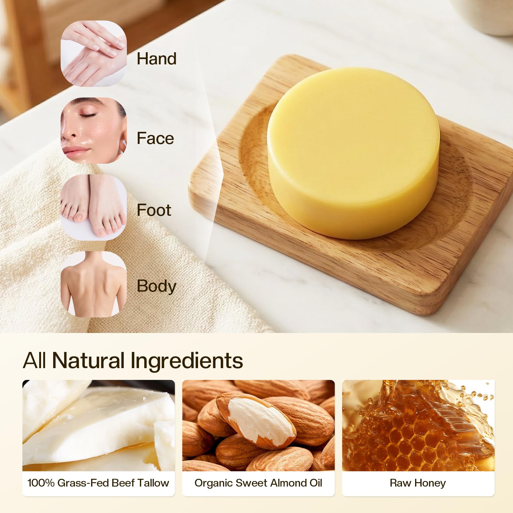 LHOPEBK Nature – savon en action pour peaux sensibles.