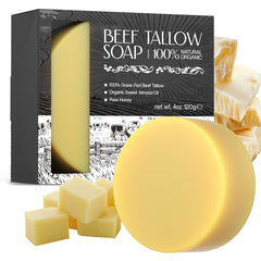 LHOPEBK Nature – savon au suif boeuf biologique, hydratation en douceur.