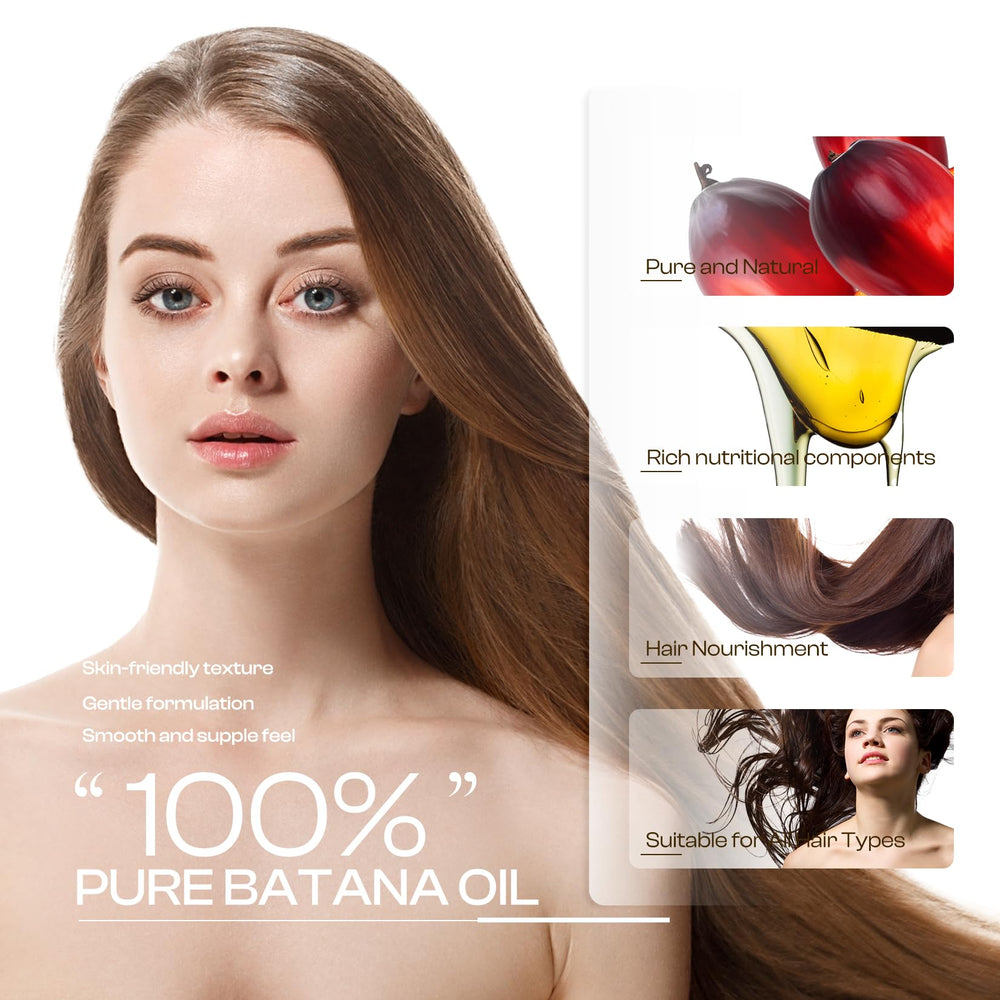Texture naturelle de l huile Batana pour cheveux doux