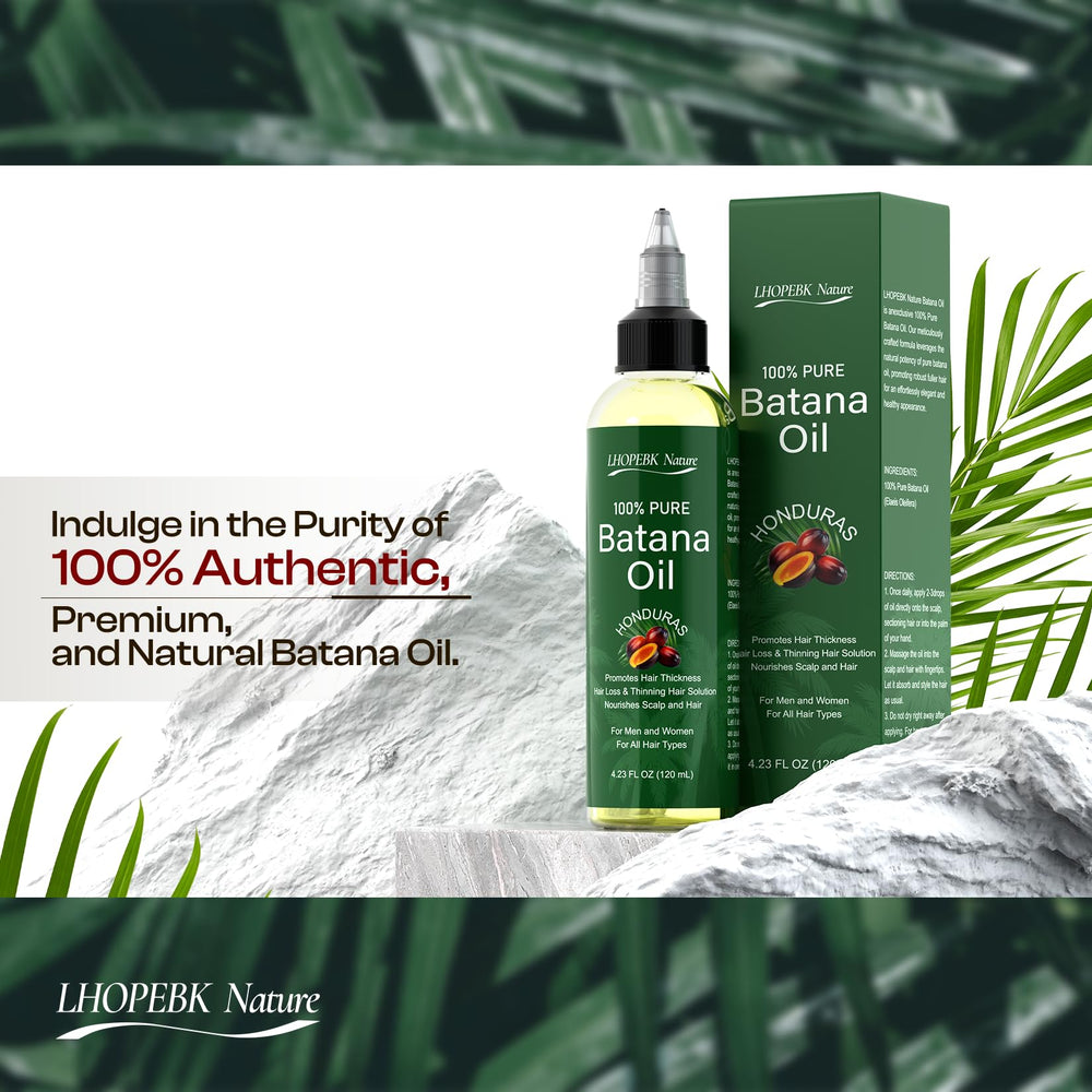 LHOPEBK Nature Batana, utilisation quotidienne simple pour cheveux mieux nourris
