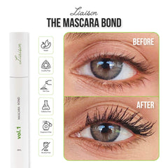 Liaison Mascara Bond fiber serum layer adds dramatic length without glue