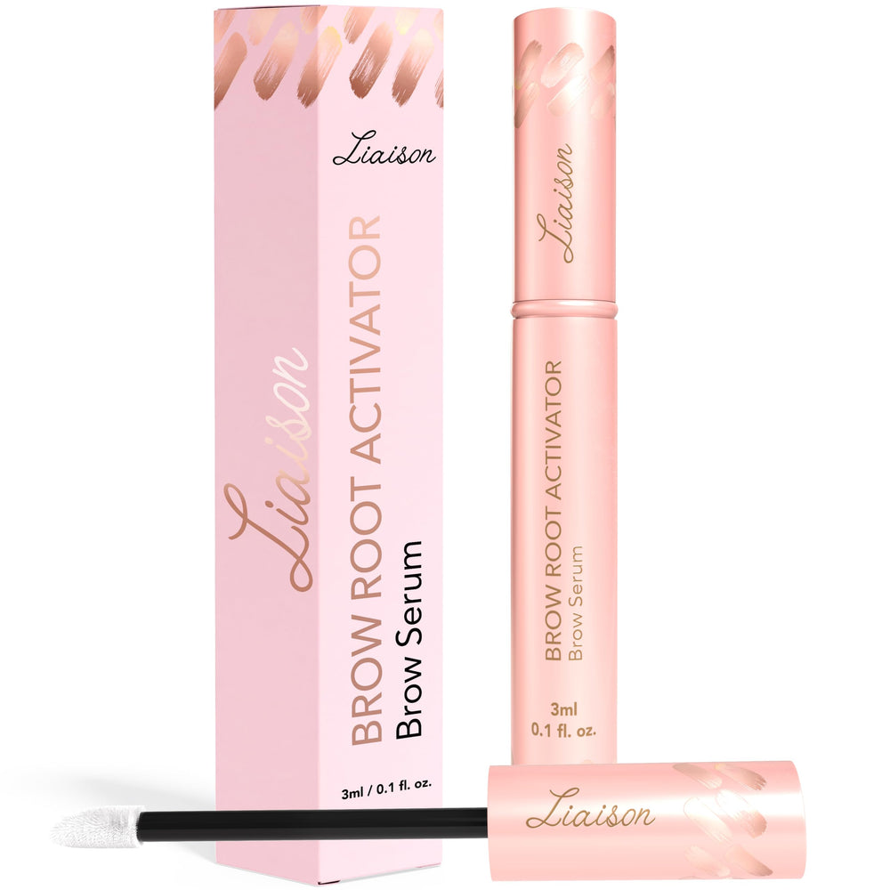 Liaison Sérum Croissance Sourcils avec brosse précision pour une application ciblée.