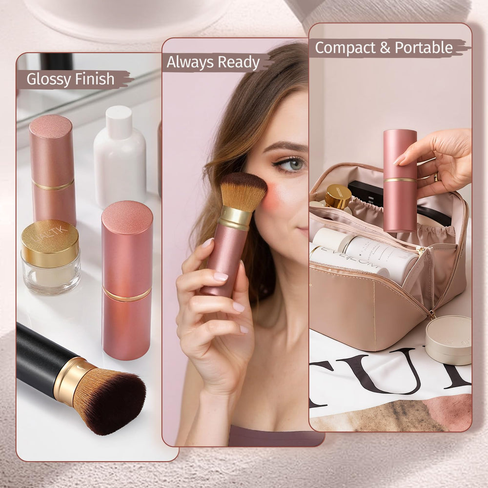 LIALTK Utilisation 4-en-1 pour fond, poudre, blush et bronze.