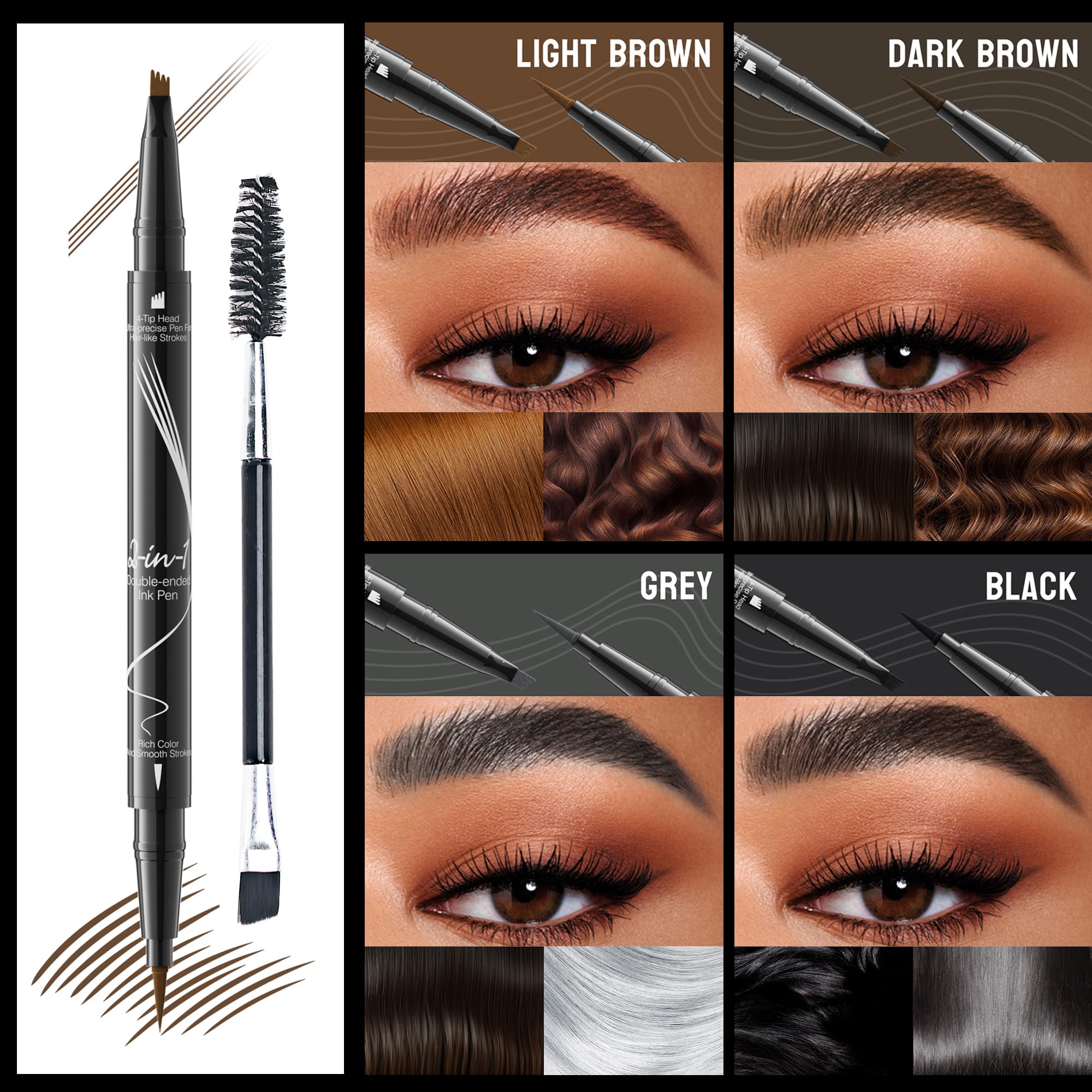 Liayozl longue tenue 24h pour des sourcils fidèles toute la journée.