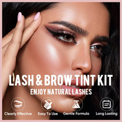 Libeauty coloration sourcils noir: définition naturelle des sourcils.