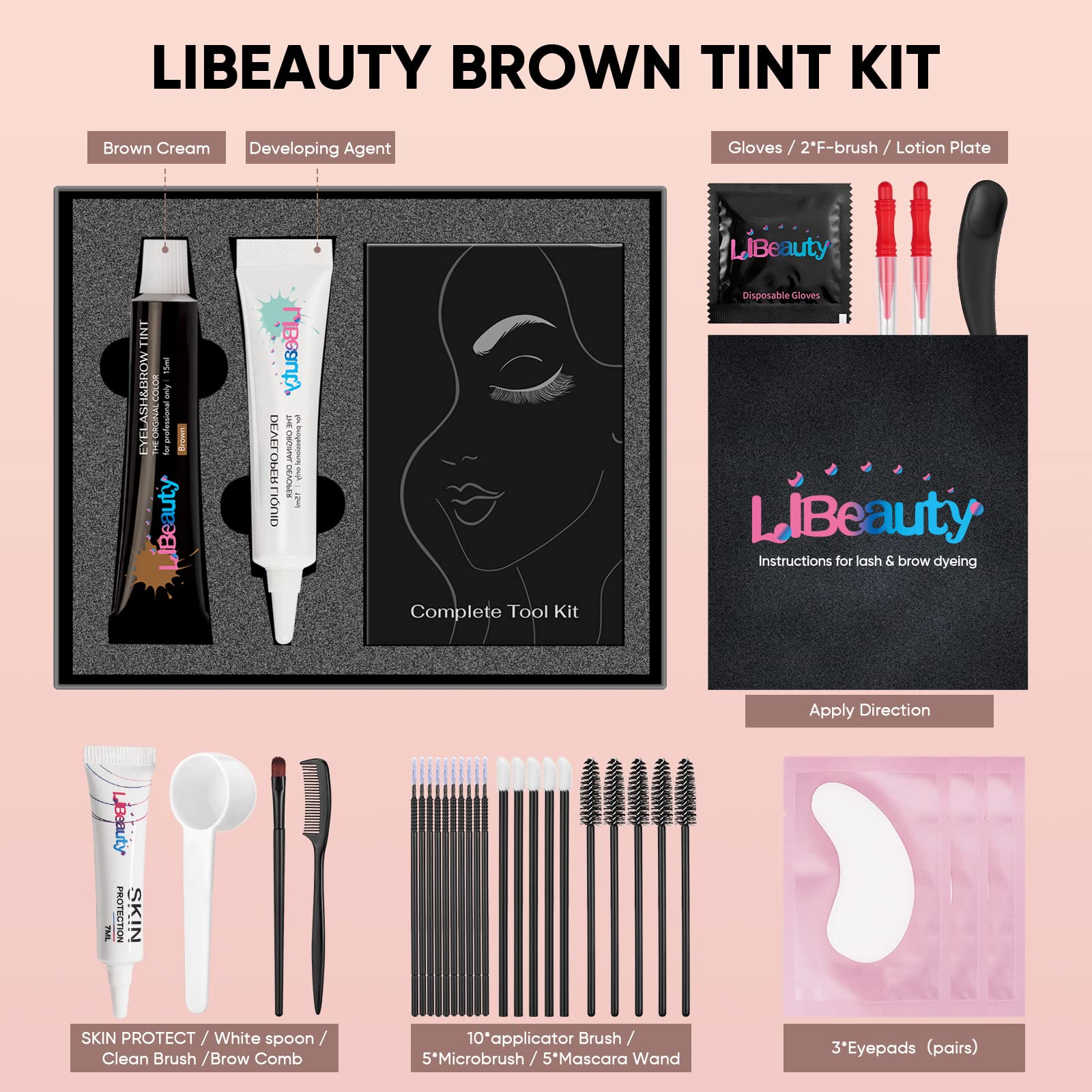 Libeauty compatible avec une permanente des cils pour une routine complète.