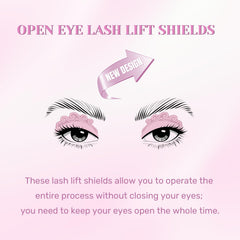 Libeauty kit levage cils coussins : coussinets confortables pour application ouverte.