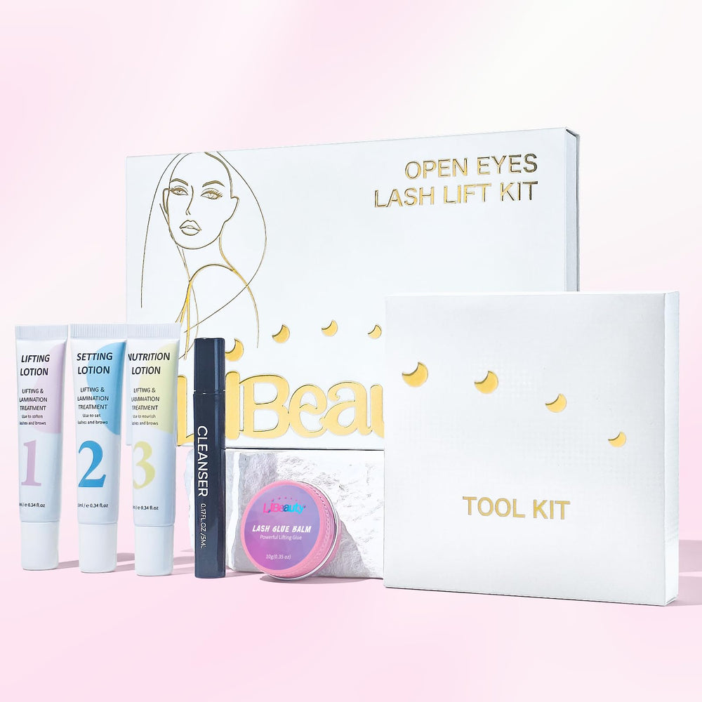 Libeauty kit levage cils-sourcils resultat : résultat naturel et regard plus ouvert après utilisation.