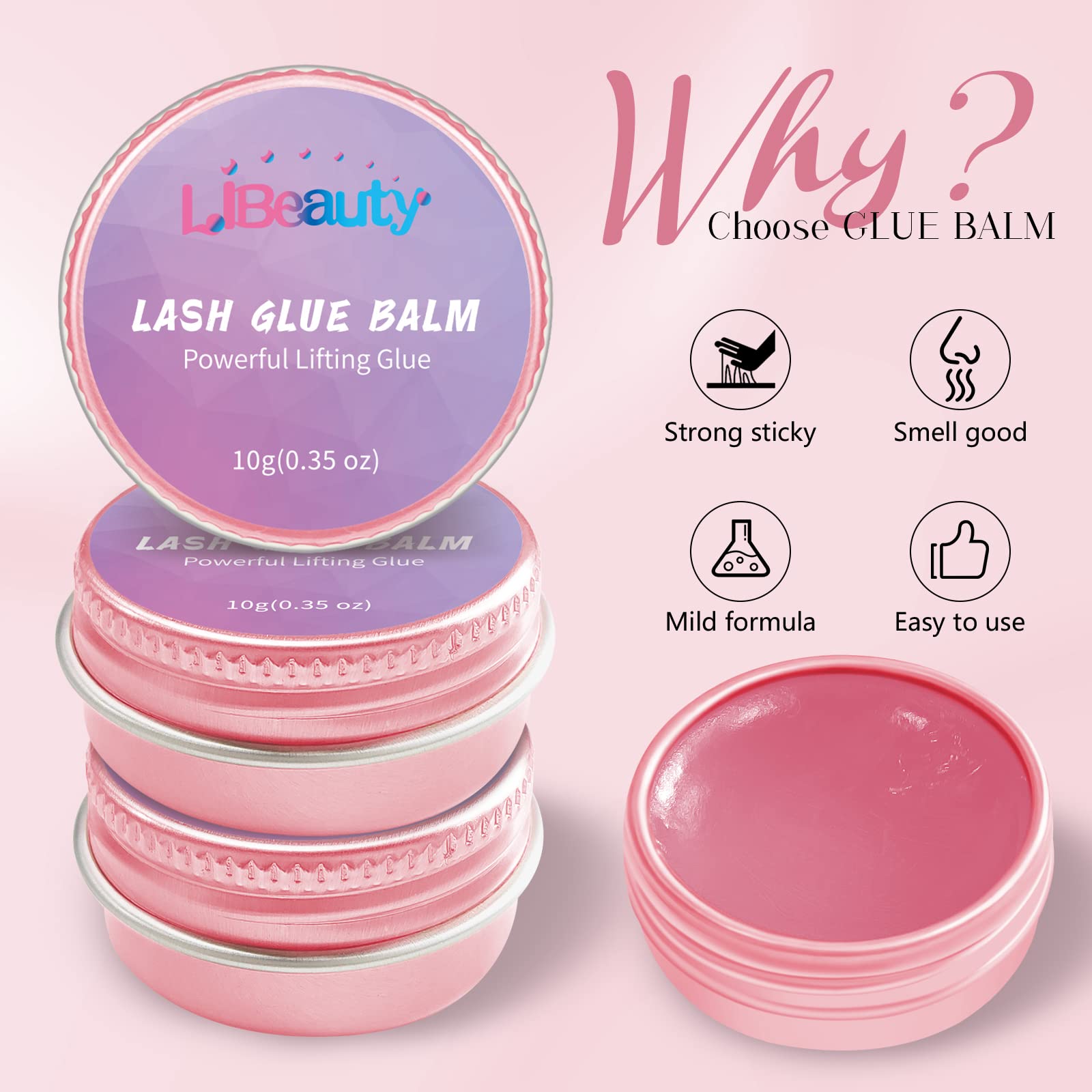 Application rapide avec le baume Libeauty dans une procédure lash lift