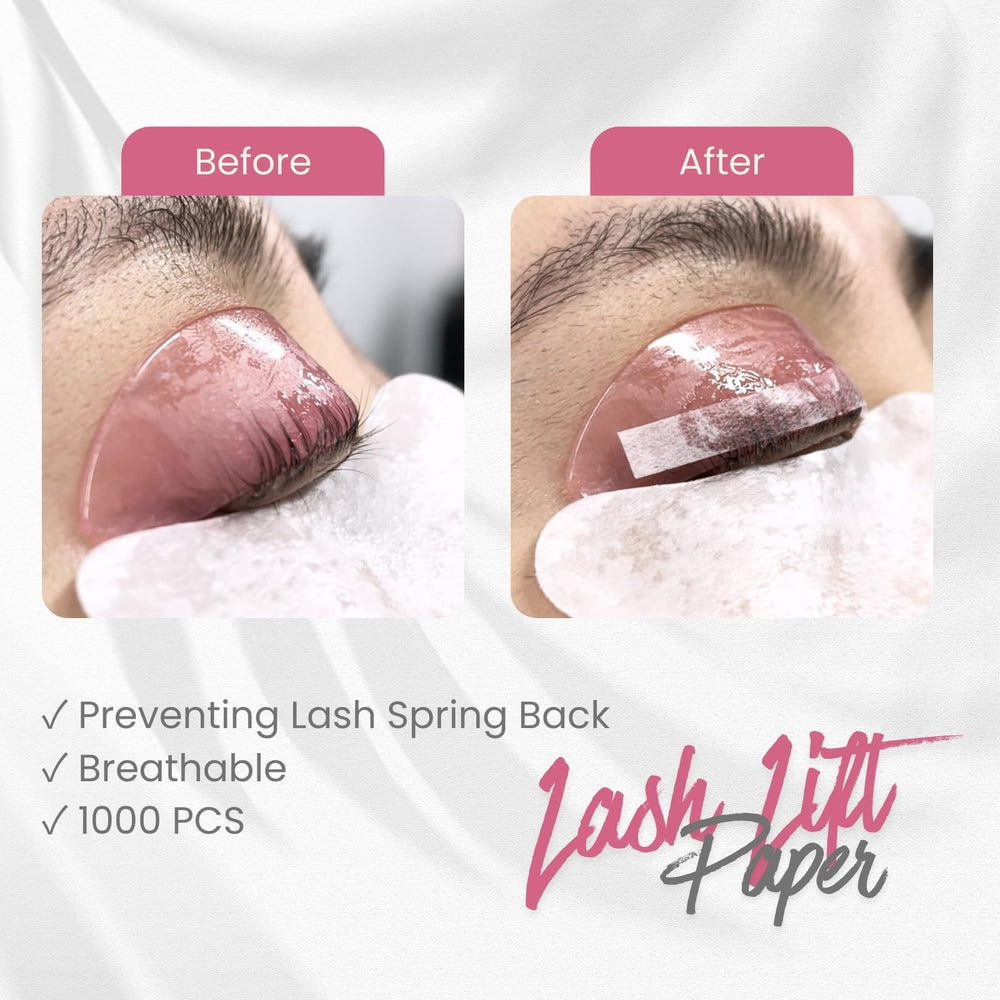 Libeauty papier lift cils 3 mm assure un contact précis