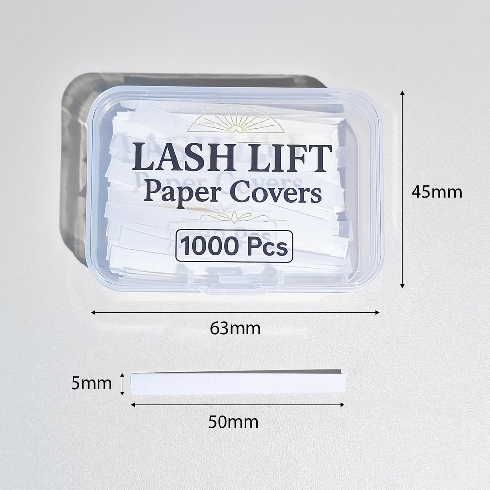 Libeauty papier lift cils 5 mm pour une tenue homogène