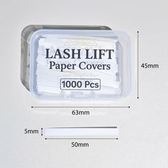 Libeauty papier lift cils 5 mm pour une tenue homogène