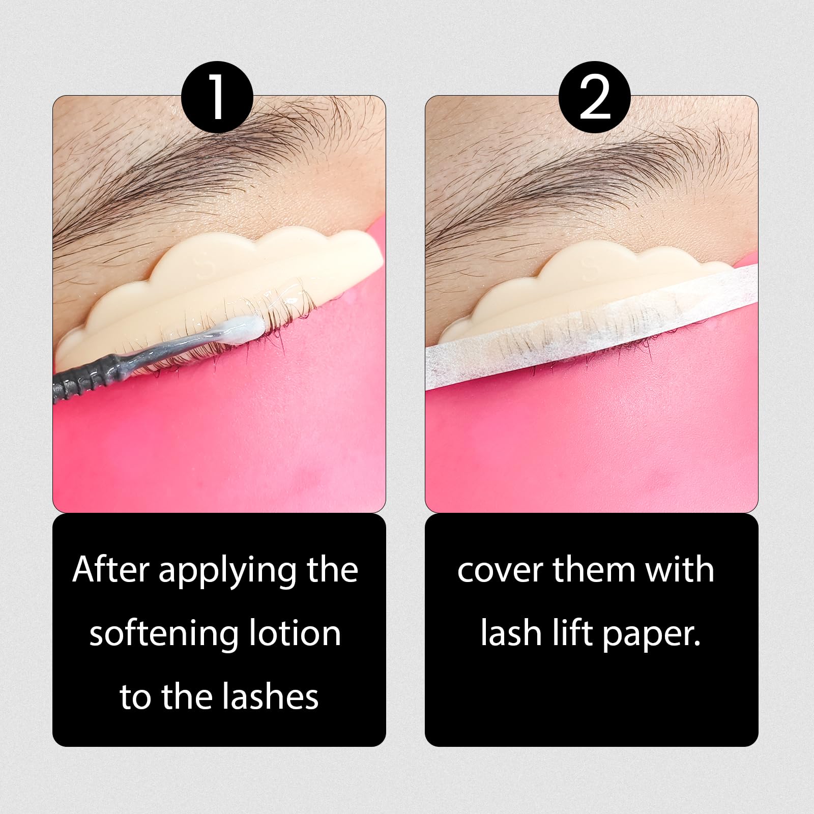 Libeauty papier lift cils pour une couverture uniforme lors de l'application