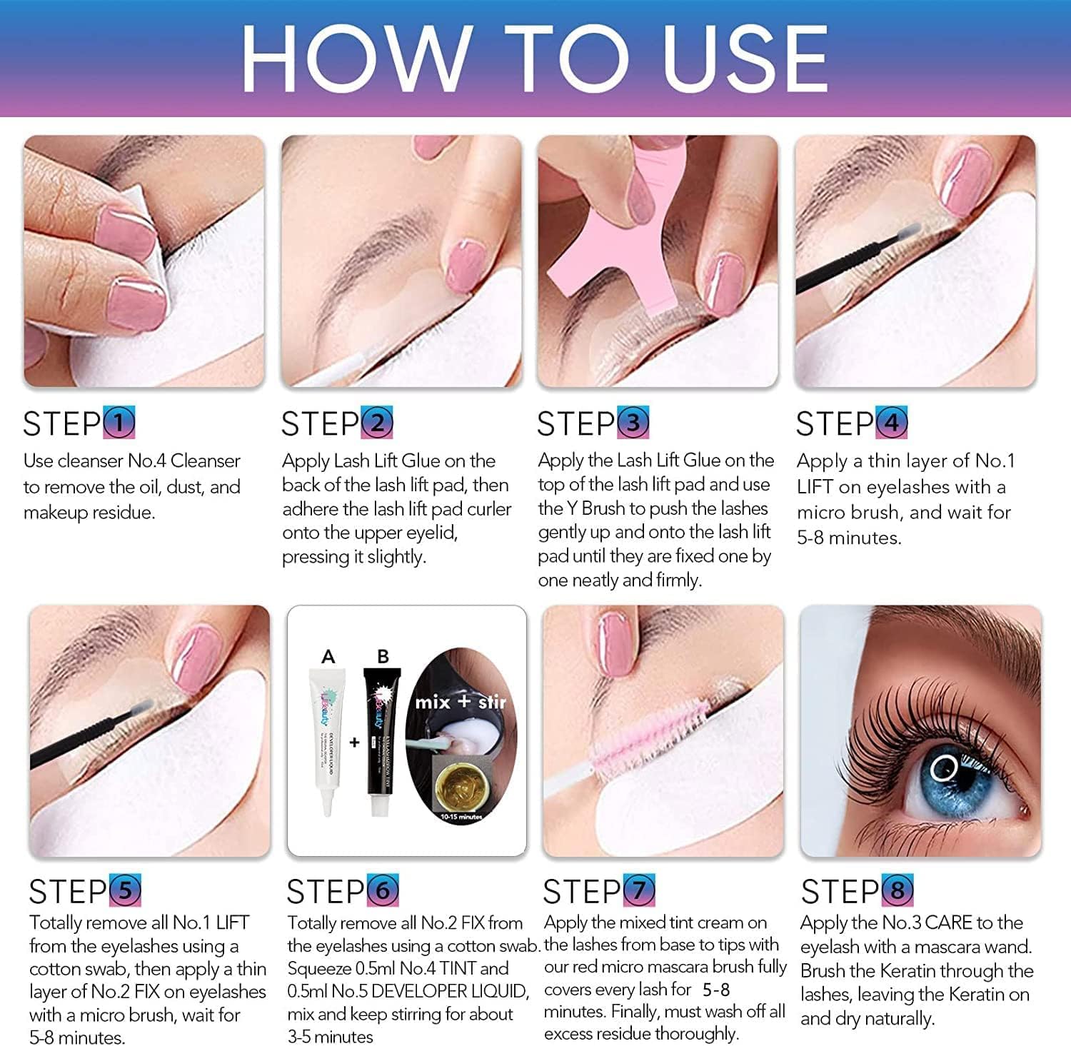 Libeauty regard agrandi et expressif après utilisation.