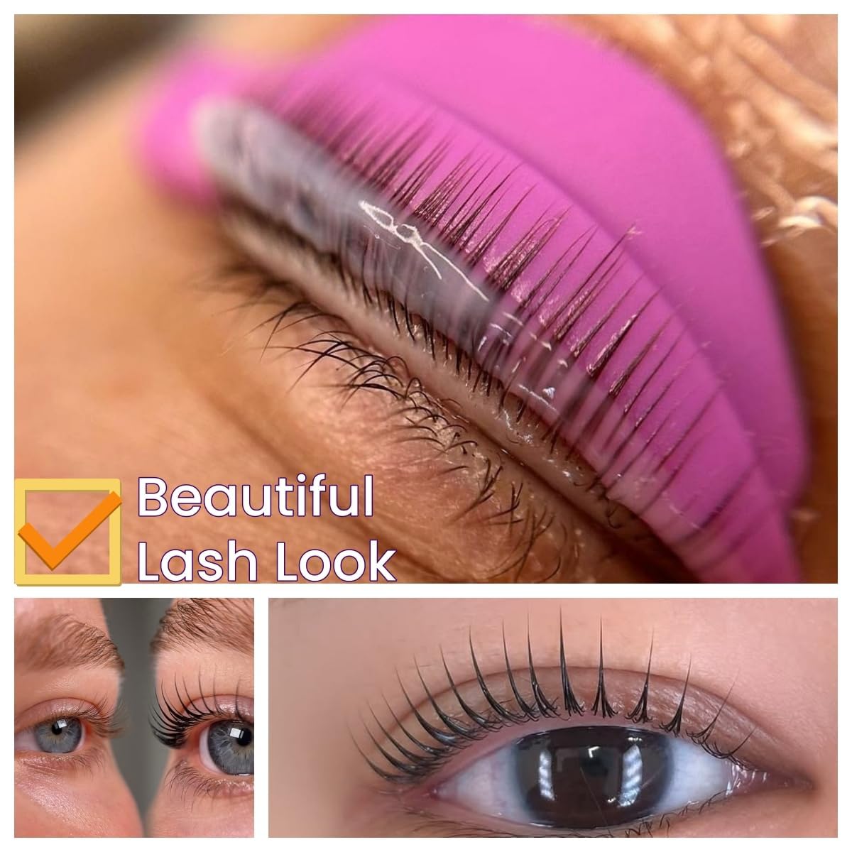Liber Beauty: tailles variées pour lift cils, adaptée à chaque œil.